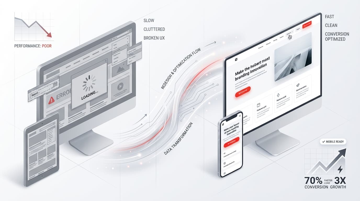 Redesign af hjemmeside: 5 tegn på at din virksomhed har brug for en ny side